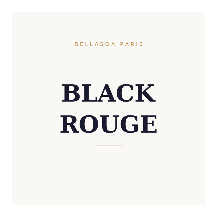 Black Rouge Double Layer Over Velvet Amber Carat | Bellasoa Paris