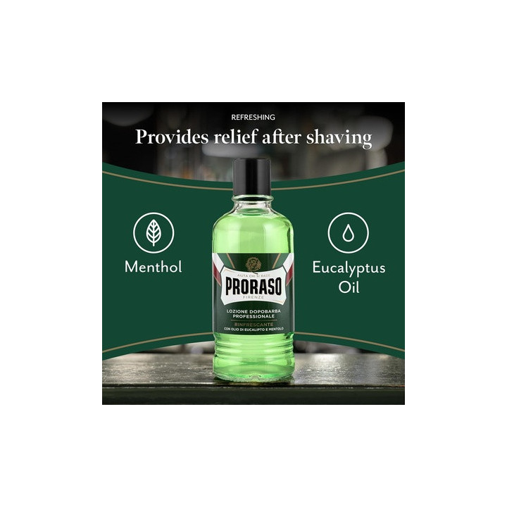 Proraso Green Line Aftershave Lotion 400ML | Bellasoa Paris