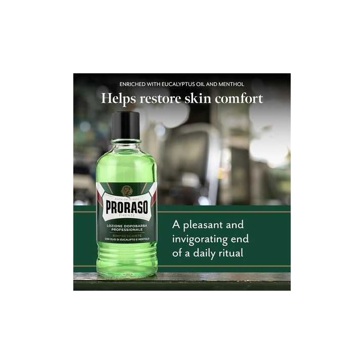 Proraso Green Line Aftershave Lotion 400ML | Bellasoa Paris