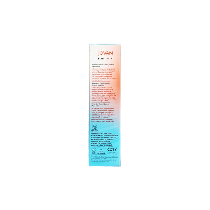 Jovan Musk — EDP Spray Skin Im In, 100 ml | Bellasoa Paris