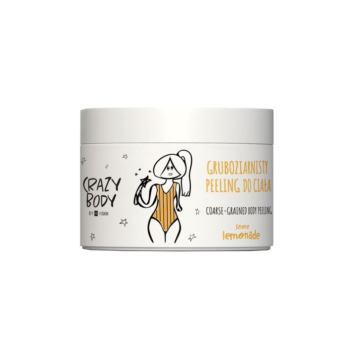 Hiskin — Crazy Body Coarse Grained Scrub Limon, 300 ml | Bellasoa Pari