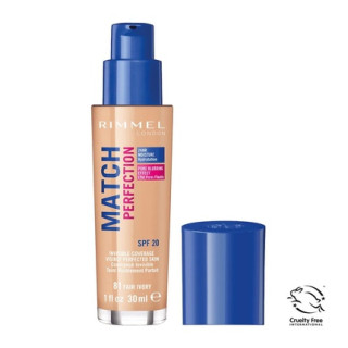 Rimmel — Match Perfection Spf20 081 Fair Ivory, 30 ml | Bellasoa Paris