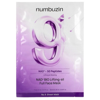 Numbuzin — No.9 Nad Bio Lifting-sil Full Face Sheet , 28 ml | Bellasoa