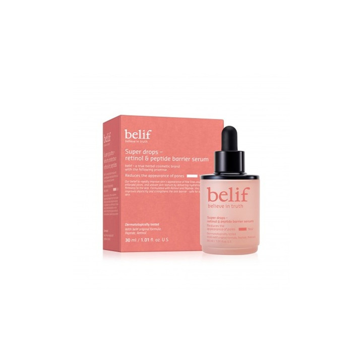 Belif — Super Drops Retinol & Peptide Barrier Sérum Face Sérum, 30 ml 
