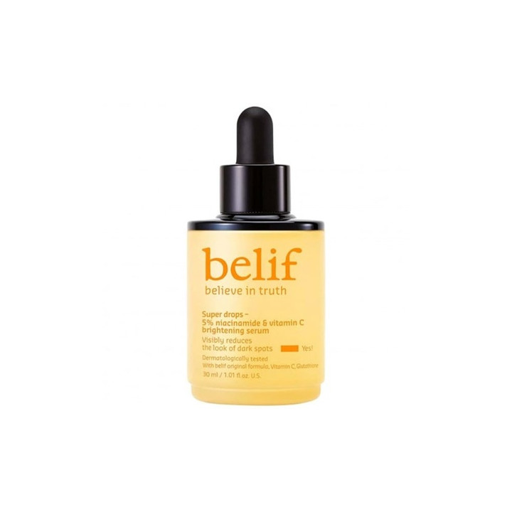 Belif — Super Drops 5% Niacinamide & Vitamin C Brightening Sérum Face 