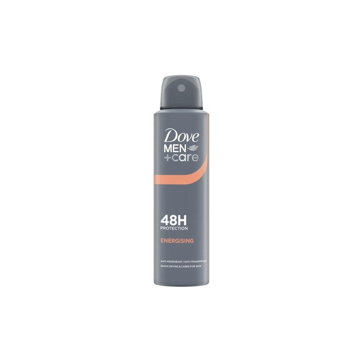 Dove — Déodorant Spray Men Energising New, 150 ml | Bellasoa Paris