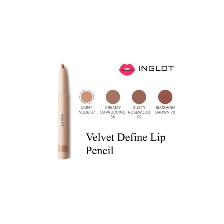 Inglot — Velvet Define Lip Pencil 70, 1.6 g | Bellasoa Paris
