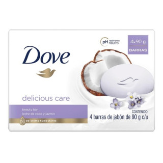 Dove — 4X Savon Relaxing With Coconut Milk & Jasmine (non Uk/eu), 90 g
