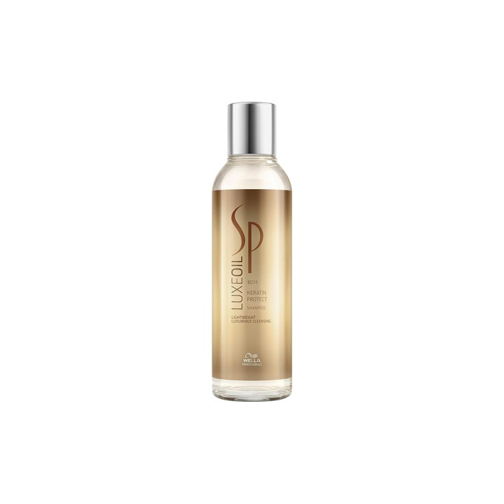 Sp Wella — Sp Luxe Huile Keratin Protect Shampoing, 200 ml | Bellasoa 