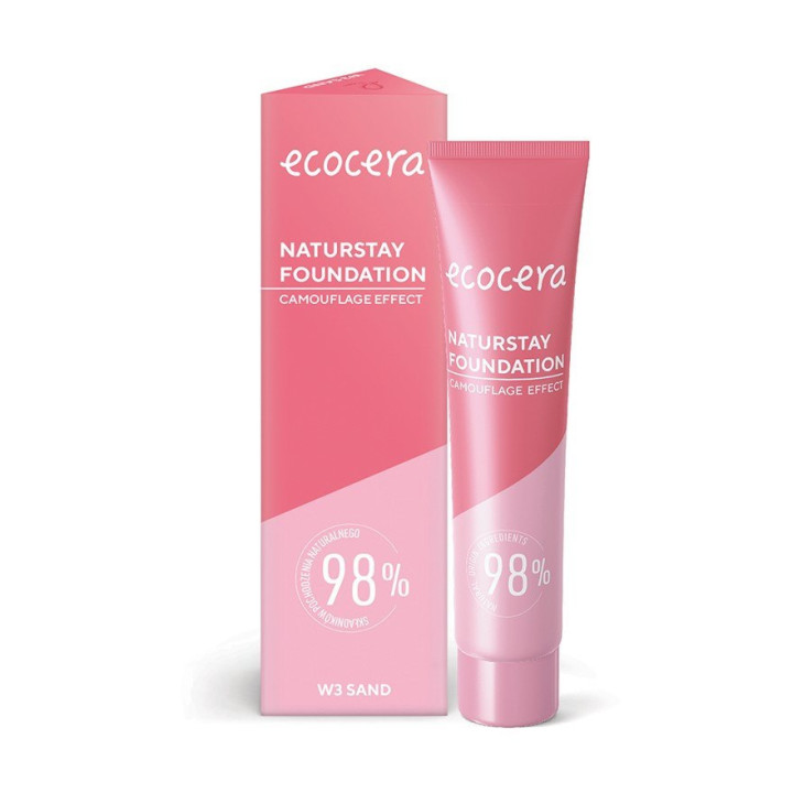Ecocera — Naturstay Fond De Teint W3 Sand, 30 ml | Bellasoa Paris