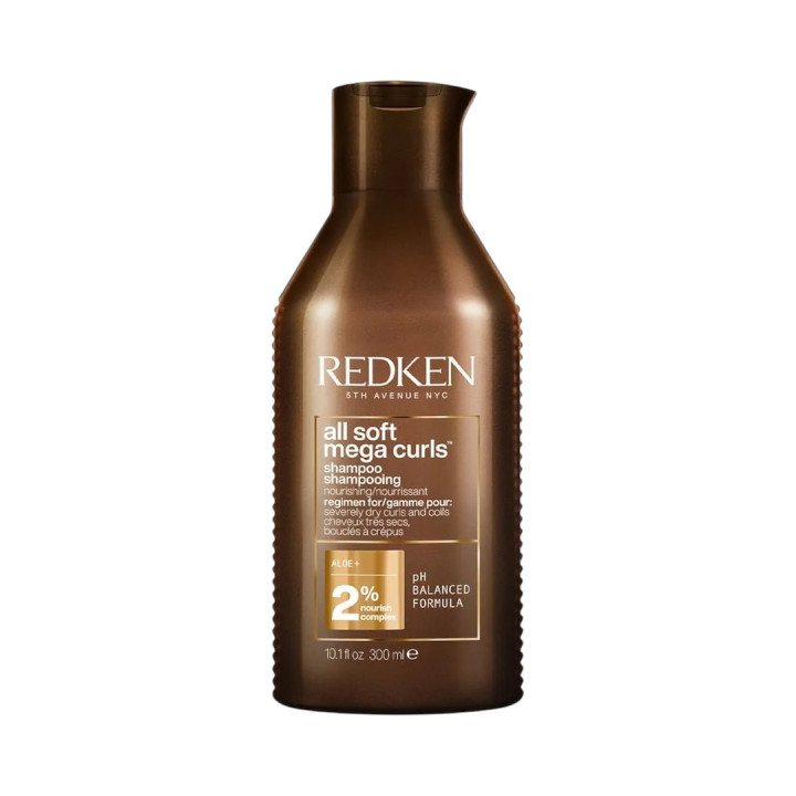 Redken — Rk All Soft Mega Curls Shampoing, 300 ml | Bellasoa Paris