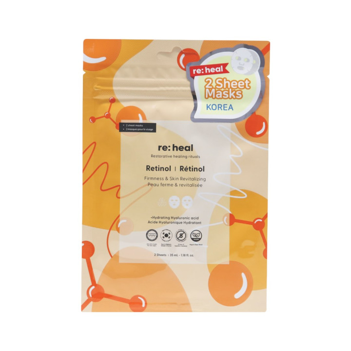 Reheal — Re:heal 2-sheet Retinol | Bellasoa Paris