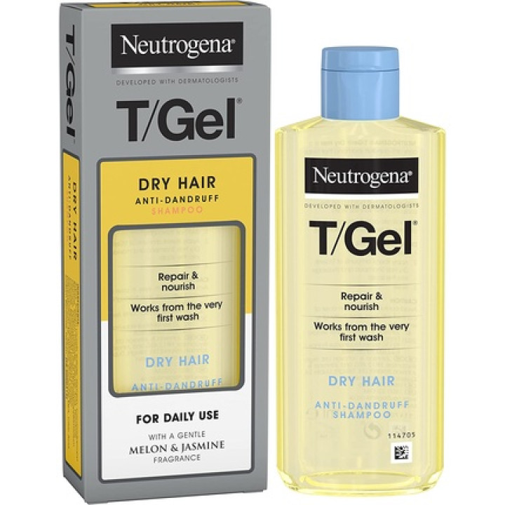Neutrogena — T Gel Shampoing Anti-dandruff Dry Hair, 250 ml | Bellasoa