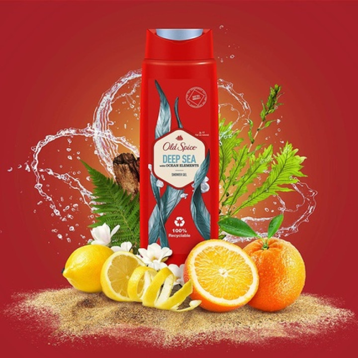 Old Spice — 3 In 1 Body, Hair & Face Wash Deep Sea With Sea Breeze, 25