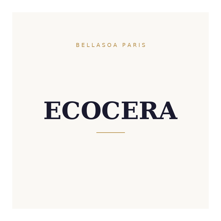 Ecocera Linen Bag With Metal Clip | Bellasoa Paris