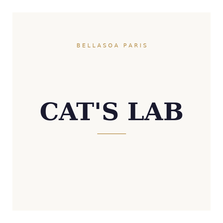 Cat's Lab — Crème pêche | Bellasoa Paris